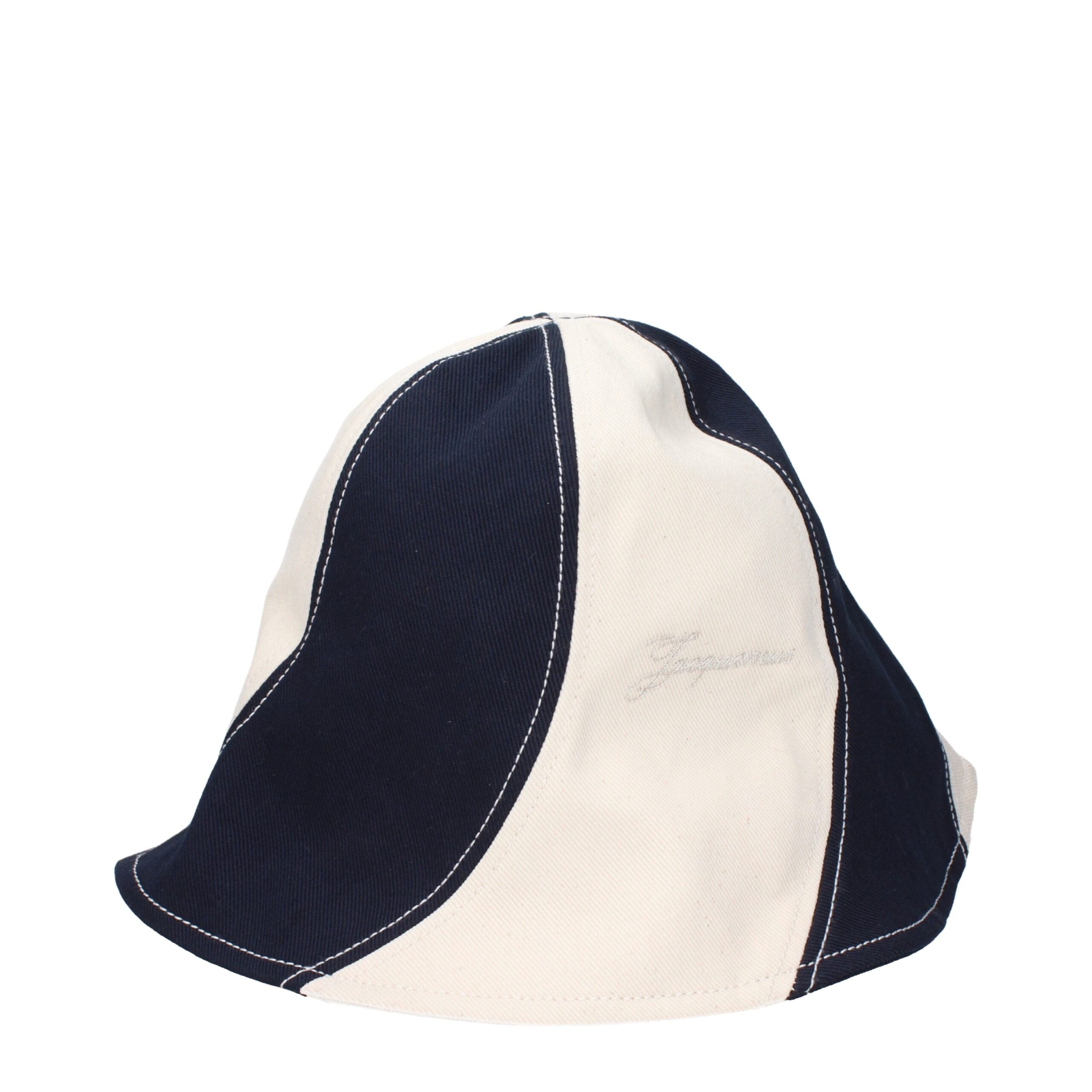 Jacquemus Blue Cotton Bucket Hats